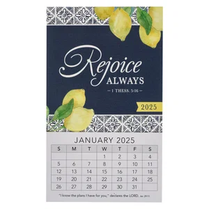 2025 Mini Magnetic Calendar Rejoice Always 1 Thess. 5:16