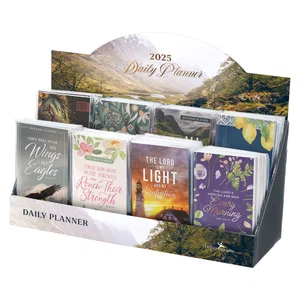 2025 Daily Planner Merchandise Display