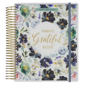 2027 Wire 18-Month Planner Thankful Grateful Blessed