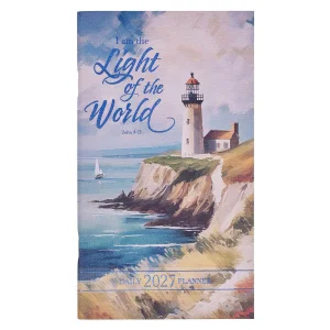 2027 Small Daily Planner Light Of The World John 8:12