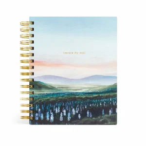 12 Month Undated Planner: Iceland Theme, Spiral