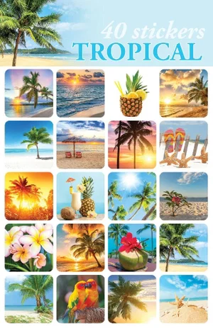 Tropical Stickers 40 pk.