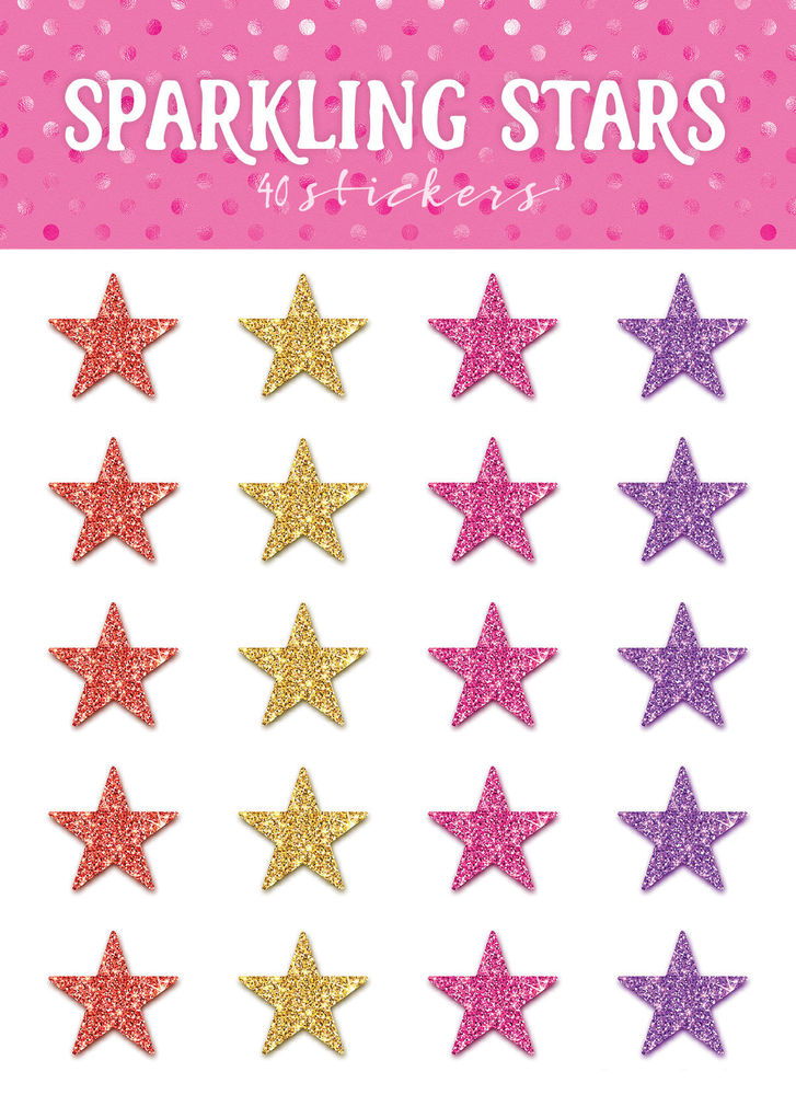 Image of Sparkling Stars Mini Stickers