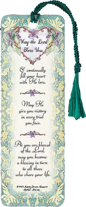 Bookmark May The Lord Bless You