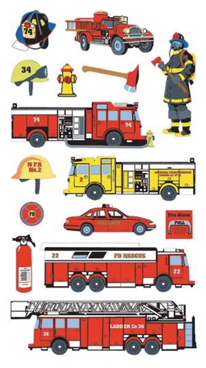 Sticker Fire Department