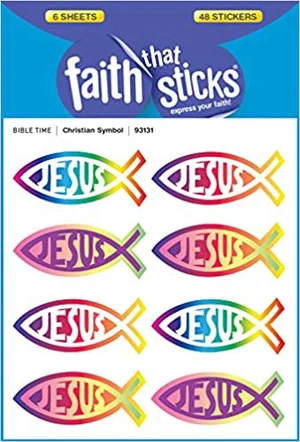 Christian Symbol -Faith That Sticks Stickers