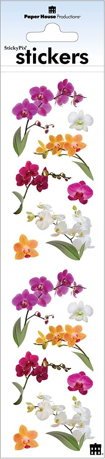 Image of Stickers Orchids Flowers