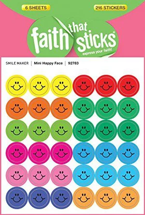 Mini Happy Face -Faith That Sticks
