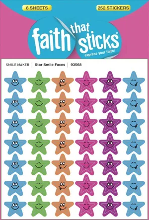 Star Smile Faces -Faith That Sticks