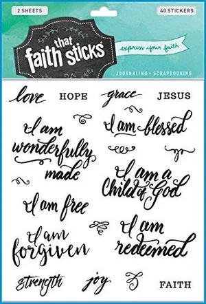 Who I Am in Christ -Faith That Sticks Stickers
