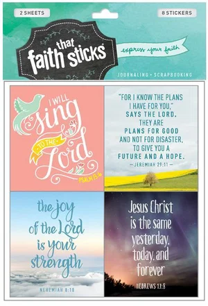 Jeremiah 29:11 -Faith That Sticks Stickers