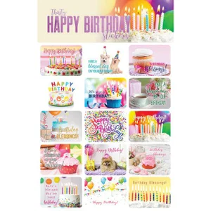 Stickers Happy Birthday