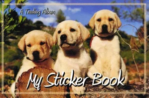 My Sticker Album - Lab Puppies - Trading Album