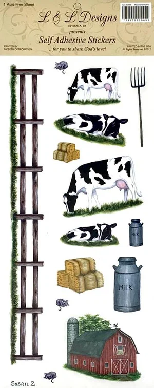 Stickers Wisconsin Dairyland 1 Sheet