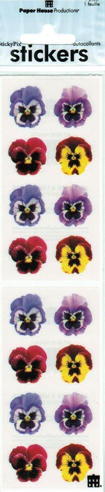 Stickers Pansies