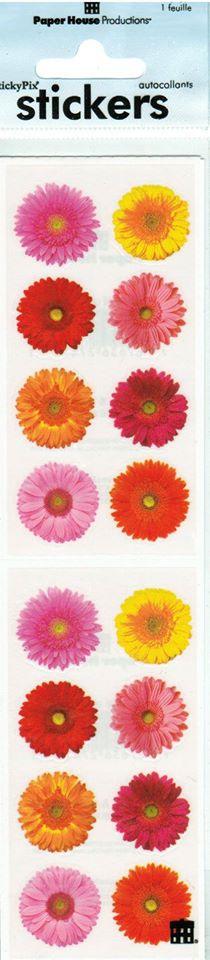 Stickers Mixed Gerberas