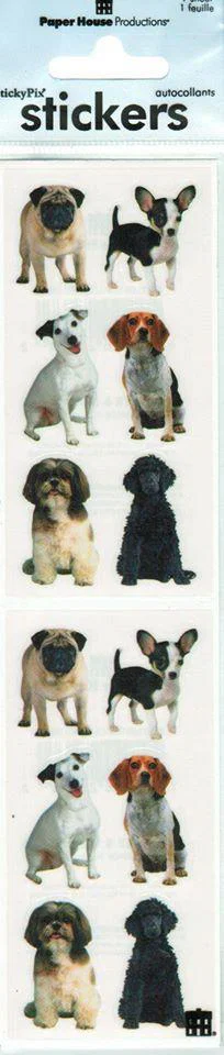 Stickers Small Mixed Dogs
