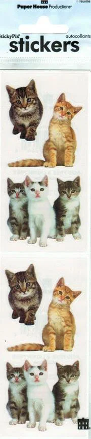Stickers Playful Kittens