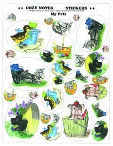 Stickers Large My Pets 8 1/2 x 11" sheet