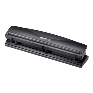 Bostitch 3-Hole Punch, Black