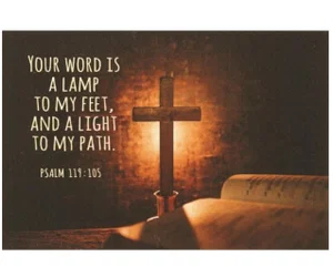 Bookmark IBB Your Word Is A Lamp To My Feet 2x3