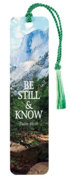 Bookmark Be Still And Know Tassel