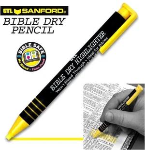 Highlighter-Bible Dry-Yellow