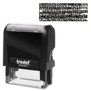 Trodat Message Stamp - 1.88" x 0.75"