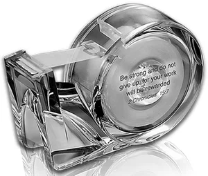 Tape Dispenser with Complimenting Scripture