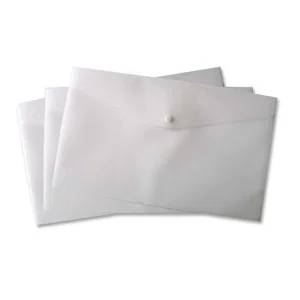 White Poly Pocket 13"x9"