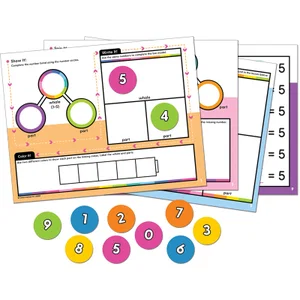 Silicone Centre Number Bonds - 21 pcs