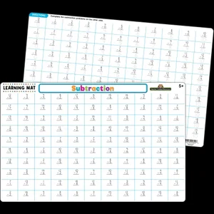 Subtraction Learning Mat