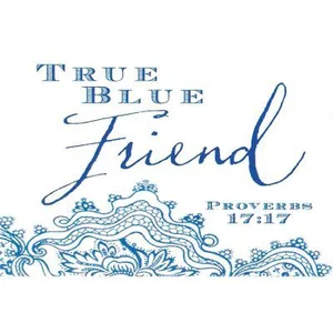 TUE BLUE FRIEND BOOKMARK