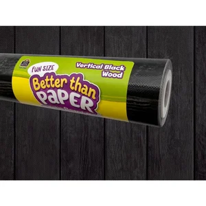 Fun Size Vertical Black Wood - Better Than Paper Bulletin Board Roll