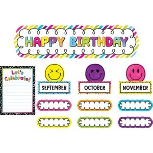 Brights 4Ever - Happy Birthday Mini Bulletin Board