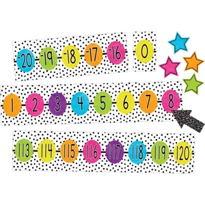 Brights 4Ever - Number Line (-20 to 120) Bulletin Board