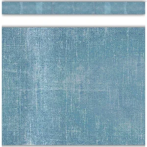 Moving Mountains - Blue Straight Border Trim