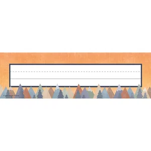 Moving Mountains - Flat Name Plates