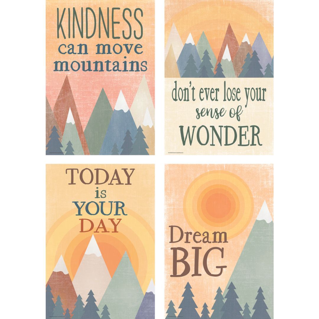 Image of Moving Mountains – Poster Set (1 ea of 4 Designs)