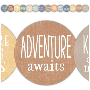 Moving Mountains - Positive Sayings Die-Cut Border Trim