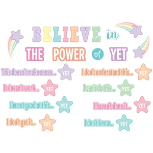 Pastel Pop - Believe in the Power of Yet Mini Bulletin Board