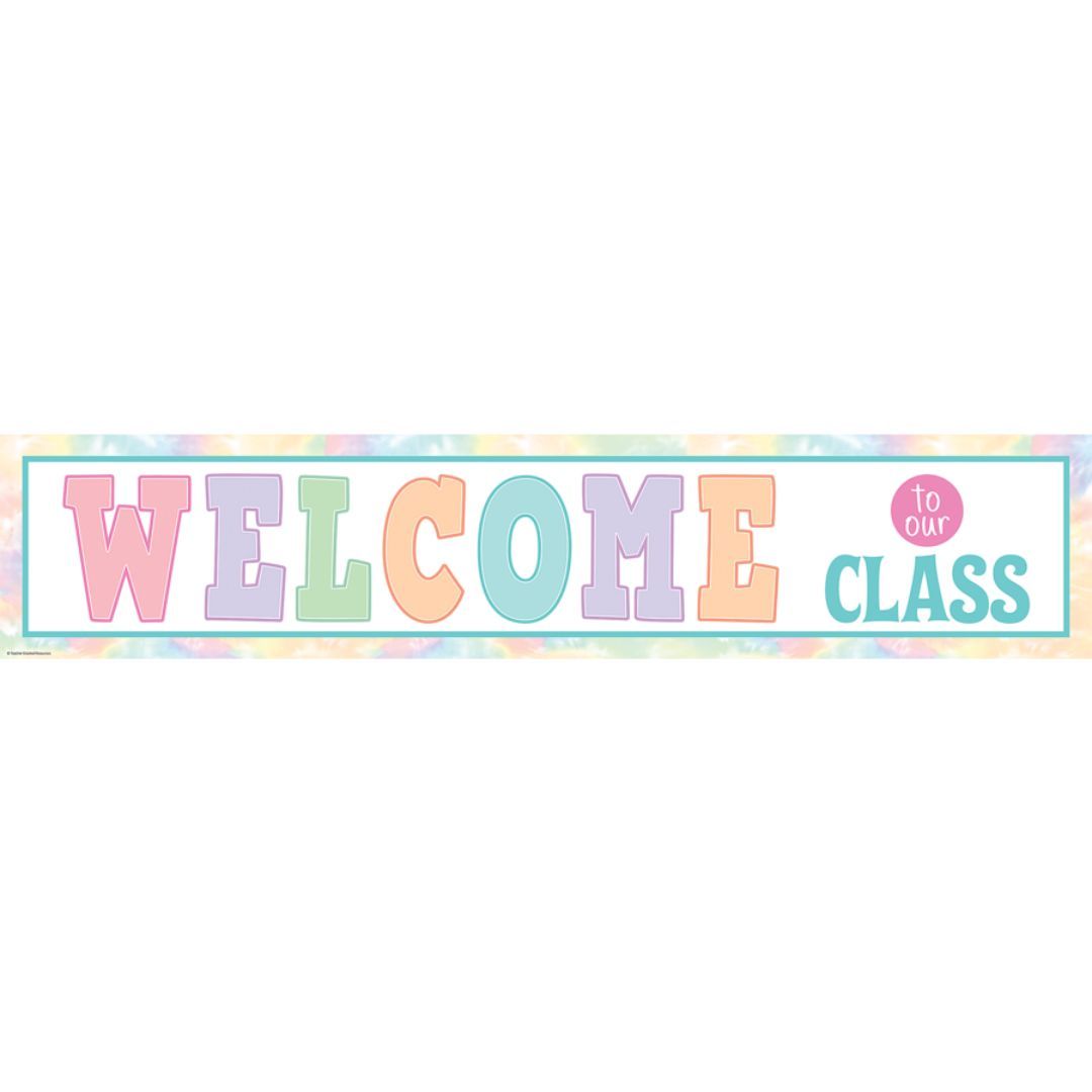 Image of Pastel Pop – Welcome to Our Class Banner