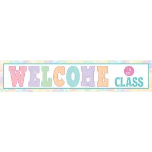 Pastel Pop - Welcome to Our Class Banner