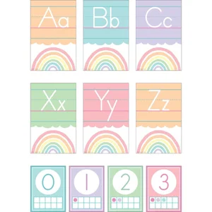 Pastel Pop - Alphabet Bulletin Board