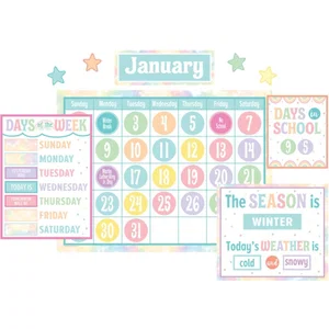 Pastel Pop - Calendar Bulletin Board