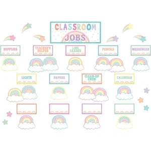 Pastel Pop - Classroom Jobs Mini Bulletin Board