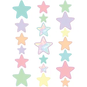 Pastel Pop - Stars Accents - Assorted Sizes