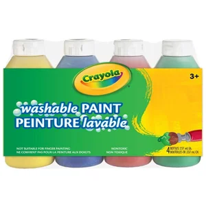 Crayola Washable Paint, 4 Pack