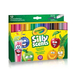 Crayola Silly Scents Washable Markers, 12 Count