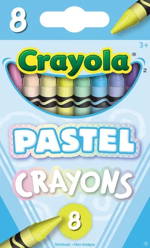 Crayola 8 Pastel Crayons